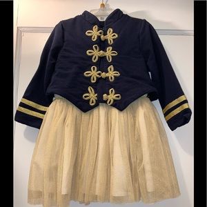 Girls Military Inspired Dress